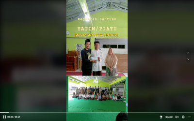[Video] Kegiatan Santunan Peserta Didik Yatim/Piatu SMK Manangga Pratama
