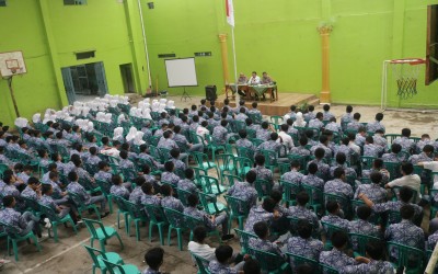 Sosialisasi Penerimaan Bintara POLRI 2023 di SMK Manangga Pratama Kota Tasikmalaya